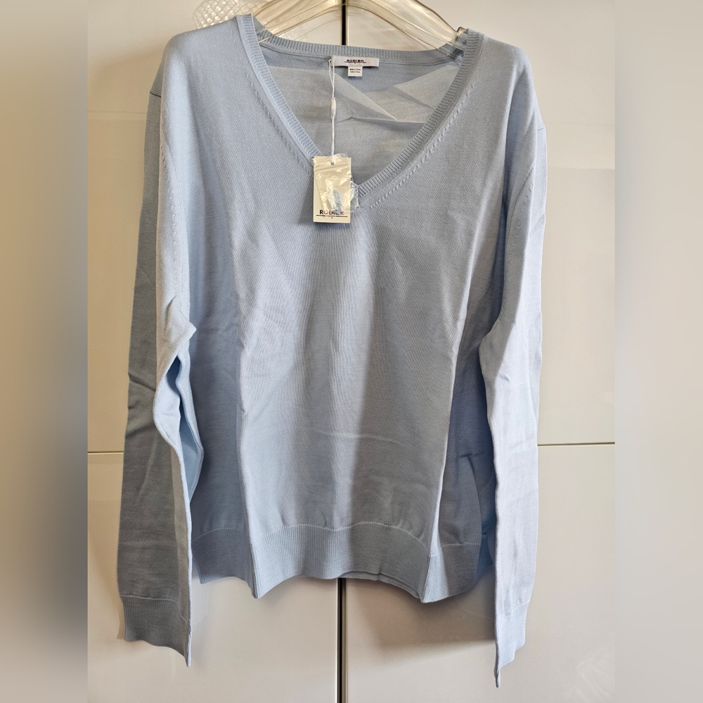 BNWT NEW RODIER PARIS WOOL LONG SLEEVE SWEATER-XXL